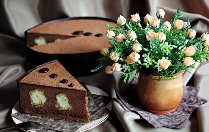 Торт Хмаринки в шоколаді