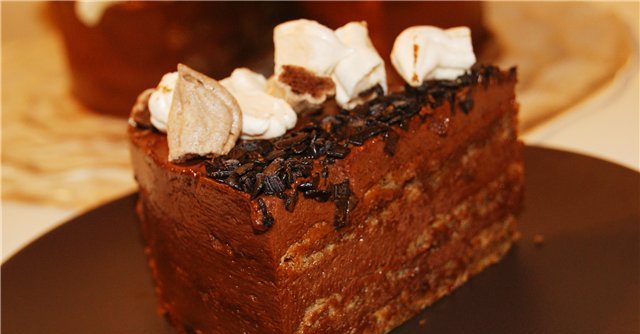 Шоколадно-горіховий торт без борошна