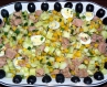 Салат з тунцем та овочами
